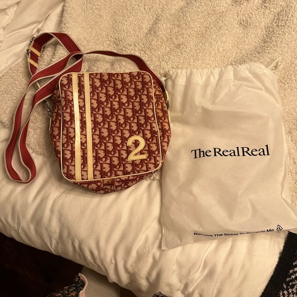 Christian Dior Vintage Diorissimo Trotter Messenger Bag